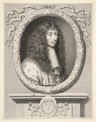 Louis de Bourbon, II av namnet, Prince of Cond?, smeknamn? Monsieur le Prince (Louis II de Bourbon, Prince of Cond?, smeknamnet Mister Prince) (1621-1686) av Robert Nanteuil