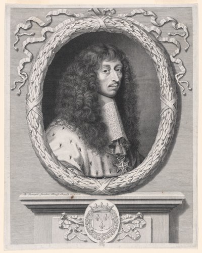 Louis de Bourbon, den andre av namnet, prins av Condé, kallad Monsieur le Prince (1621-1686) av Robert Nanteuil
