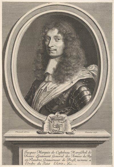 Marskalk de Castelnau, ca. 1658. av Robert Nanteuil