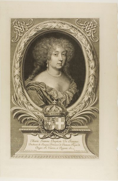Marie Jeanne Baptiste de Savoye av Robert Nanteuil