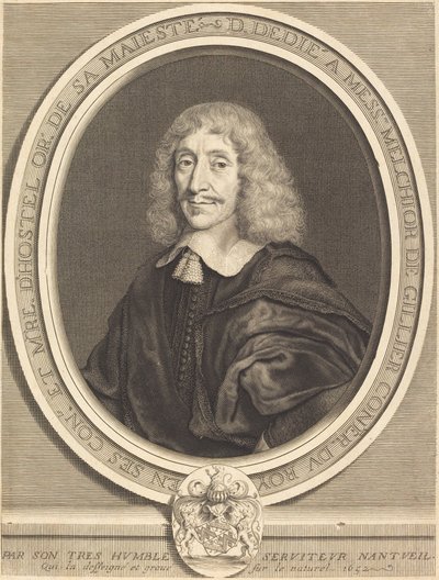 Melchior de Gillier av Robert Nanteuil