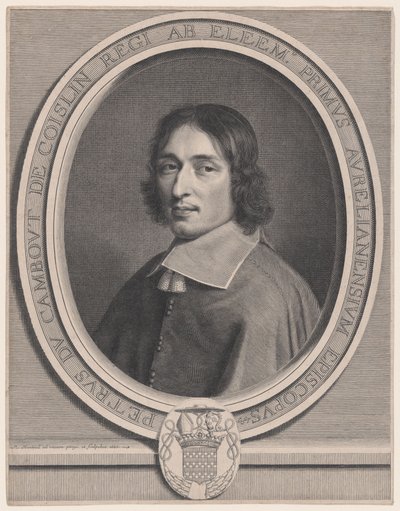 Pierre-Arnoud du Cambout, kardinal de Coislin (kardinal av Coislin) av Robert Nanteuil