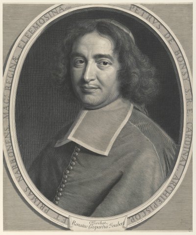 Pierre de Bonzi, kardinal, ärkebiskop av Narbonne (kardinal, ärkebiskop av Narbonne) av Robert Nanteuil