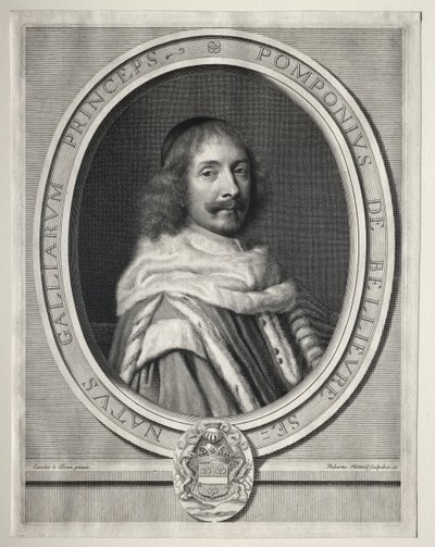 Pomponne II av Bellievre av Robert Nanteuil