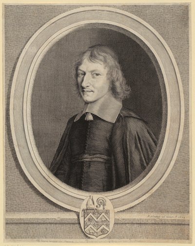 Porträtt av Dominique de Ligny av Robert Nanteuil