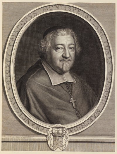 Porträtt av François Bousquet av Robert Nanteuil
