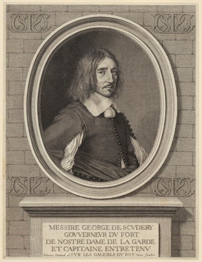 Porträtt av George de Scudéry av Robert Nanteuil