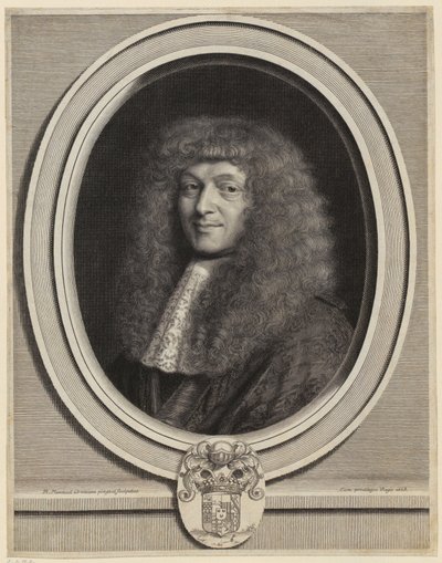 Porträtt av Honoré Courtin av Robert Nanteuil
