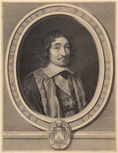 Porträtt av kansler Pierre Séguier av Robert Nanteuil