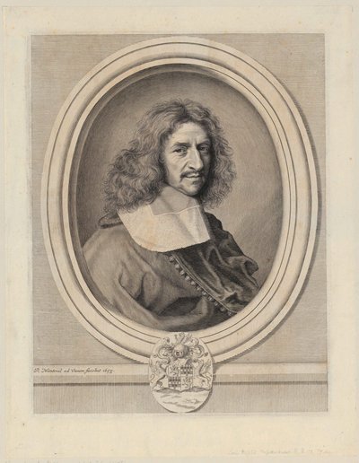 Porträtt av Louis Hesselin av Robert Nanteuil