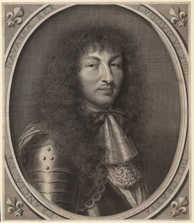 Porträtt av Ludvig XIV av Robert Nanteuil