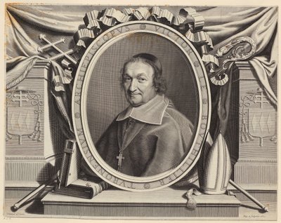 Porträtt av Victor Bouthillier av Robert Nanteuil