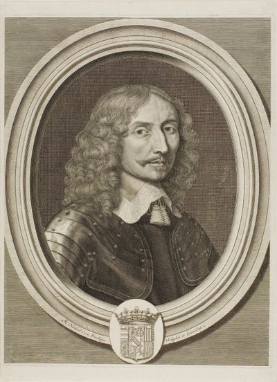 Porträtt av Henri de Lorraine, hertig av Mouy av Robert Nanteuil