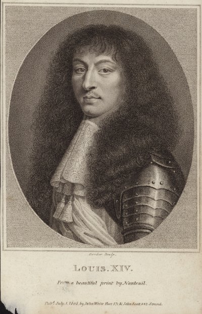 Porträtt av kung Ludvig XIV av Frankrike av Robert Nanteuil