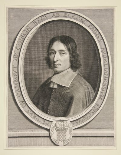 Porträtt av kardinal de Coislin av Robert Nanteuil
