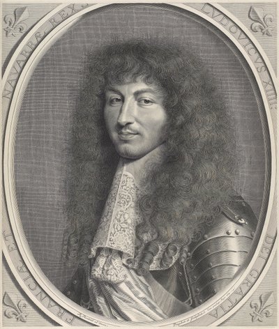 Porträtt av Ludvig XIV av Robert Nanteuil