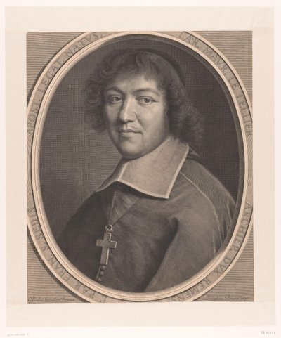 Porträtt av Charles-Maurice Le Tellier Därför att. Maur. Le Tellier (...) (titel på objekt) av Robert Nanteuil
