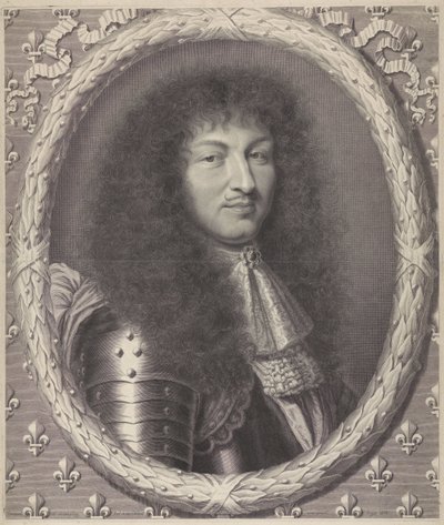 Porträtt av Ludvig XIV, kung av Frankrike av Robert Nanteuil