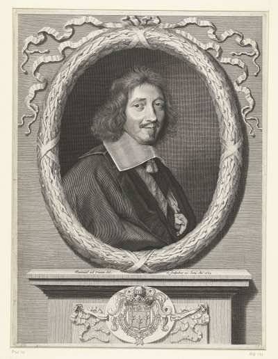Porträtt av Michel Le Tellier av Robert Nanteuil