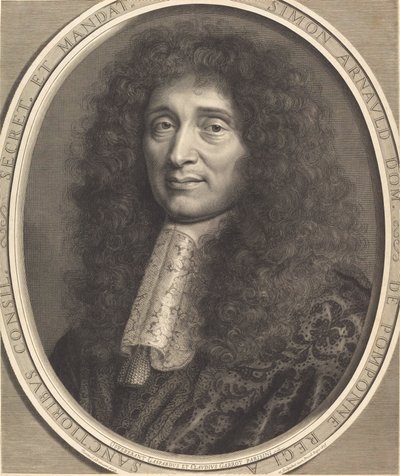 Simon Arnauld, Markisen av Pomponne av Robert Nanteuil
