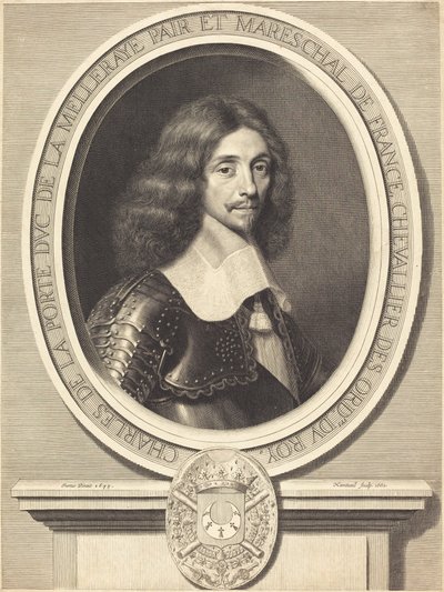 Marskalk de La Meilleraye av Robert Nanteuil after Justus van Verus