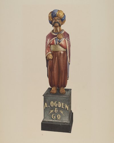 Cigarraffärsfigur av Robert Pohle