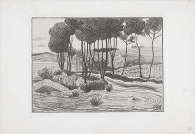 Poplarna av Robert Polhill Bevan