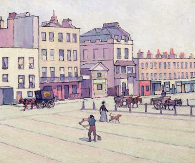 The Weigh House, Cumberland Market, ca 1914 (olja på duk) av Robert Polhill Bevan
