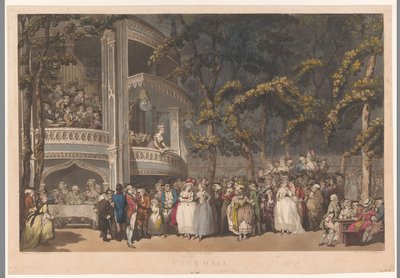 Vauxhall Gardens i London Vauxhall (titel på objekt) av Robert Pollard (I)
