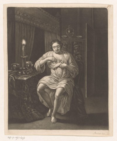 grooming kvinna av Robert Robinson (attributed to)