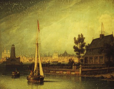 The Harbour, Liverpool, av Robert Salmon