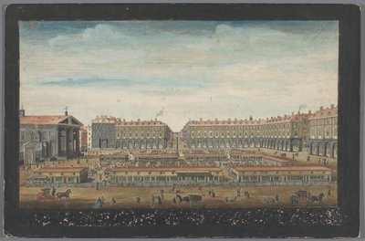 Vy över Covent Garden Market i London Utsikt över Covent Garden London (titel på objekt) London (serietitel) av Robert Sayer