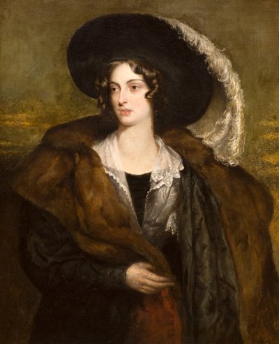 Mrs Hester Eliza Duncan (d.1834), c.1823-30 (olja på duk) av Robert Scott Lauder