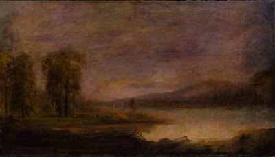 Landskap med sjö, 1864. av Robert Seldon Duncanson