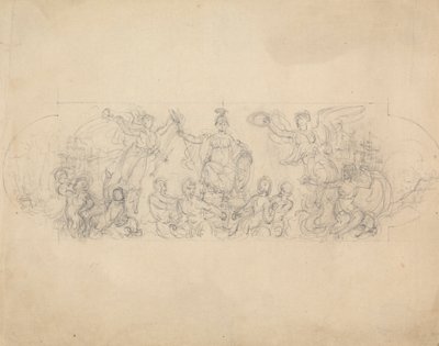 Allegorisk segerskiss av Robert Smirke
