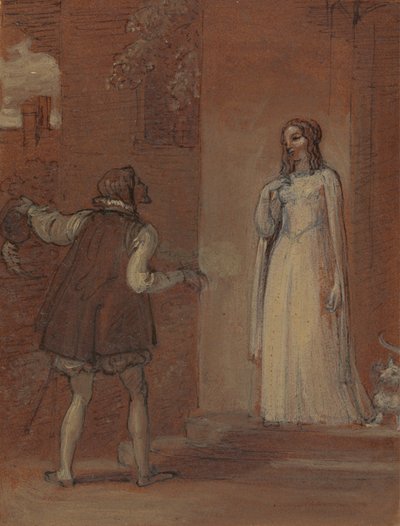 Anne Page och Slender av Robert Smirke