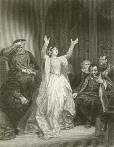 Fördömande av Anne Boleyn av Robert Smirke