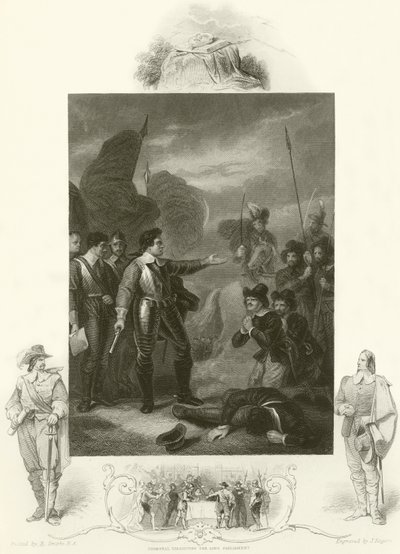 Cromwell slår ner myteriet i armén av Robert Smirke