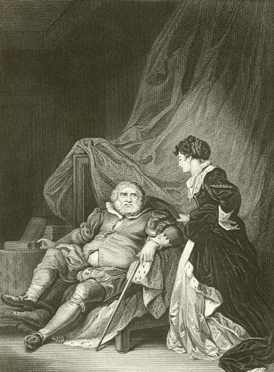 Henry VIII och Catherine Parr av Robert Smirke