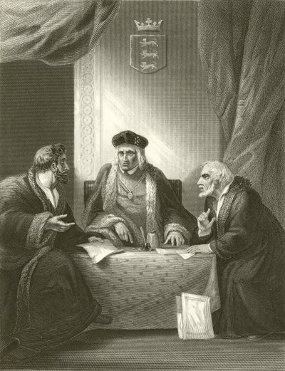 Henrik VII med Empson och Dudley av Robert Smirke
