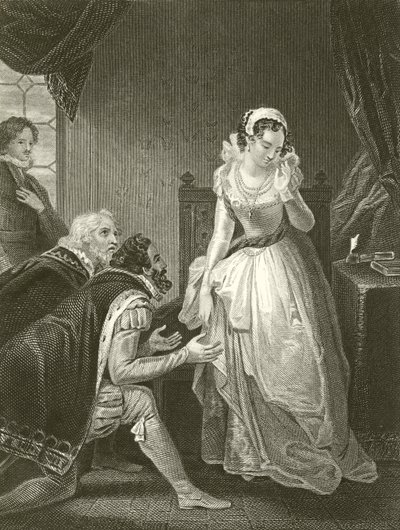 Lady Jane Grey avböjde kronan av Robert Smirke