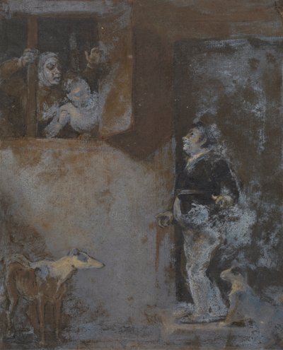 Lansera med sin hundkrabba av Robert Smirke