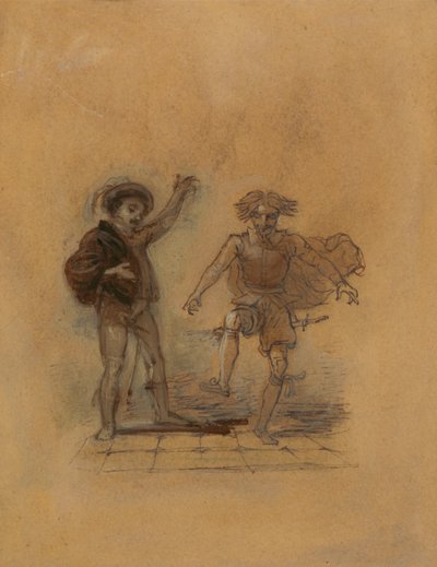 Malvolio dansar av Robert Smirke