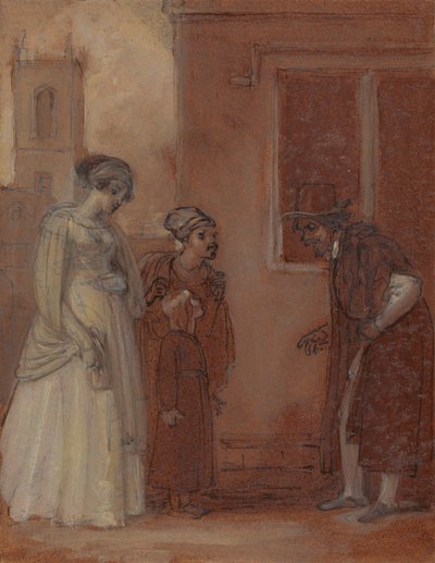 Mästaren William Page och Sir Hugh Evans av Robert Smirke