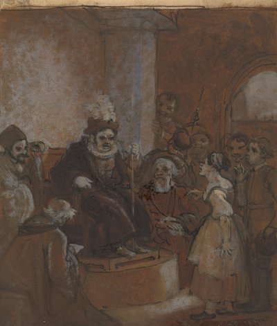 [En från] Illustrationer till Shakespeare av Robert Smirke