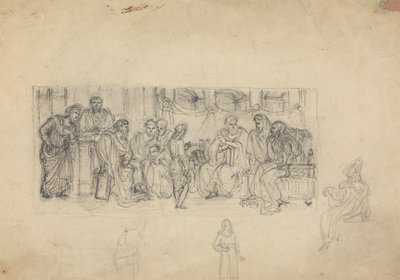Scen från Shakespeares, Romeo och Julia av Robert Smirke