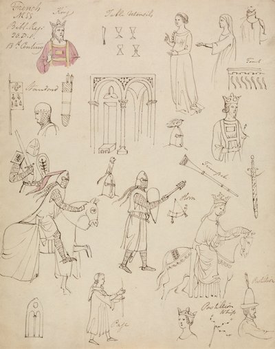 Studier från ett franskt MSS bibelregister av Robert Smirke