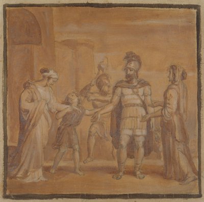 Virgilia och Volumnia vädjar till Coriolanus av Robert Smirke