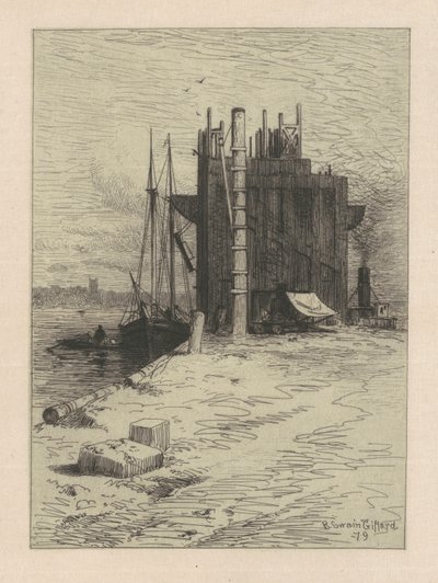 Kolfickor på New Bedford av Robert Swain Gifford
