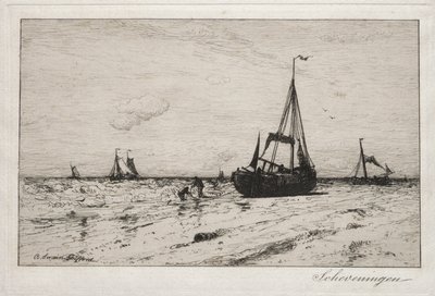 Scheveningen (etsning) av Robert Swain Gifford